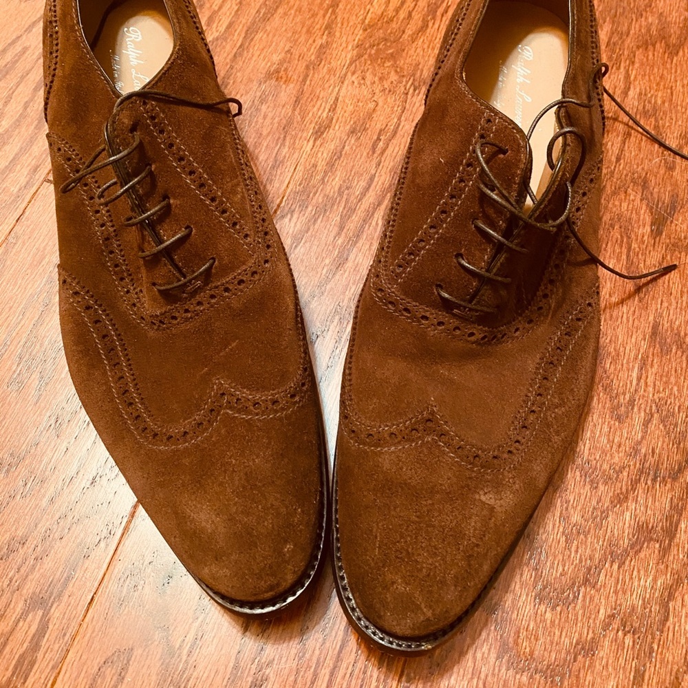 Men’s Ralph Lauren wingtip shoes